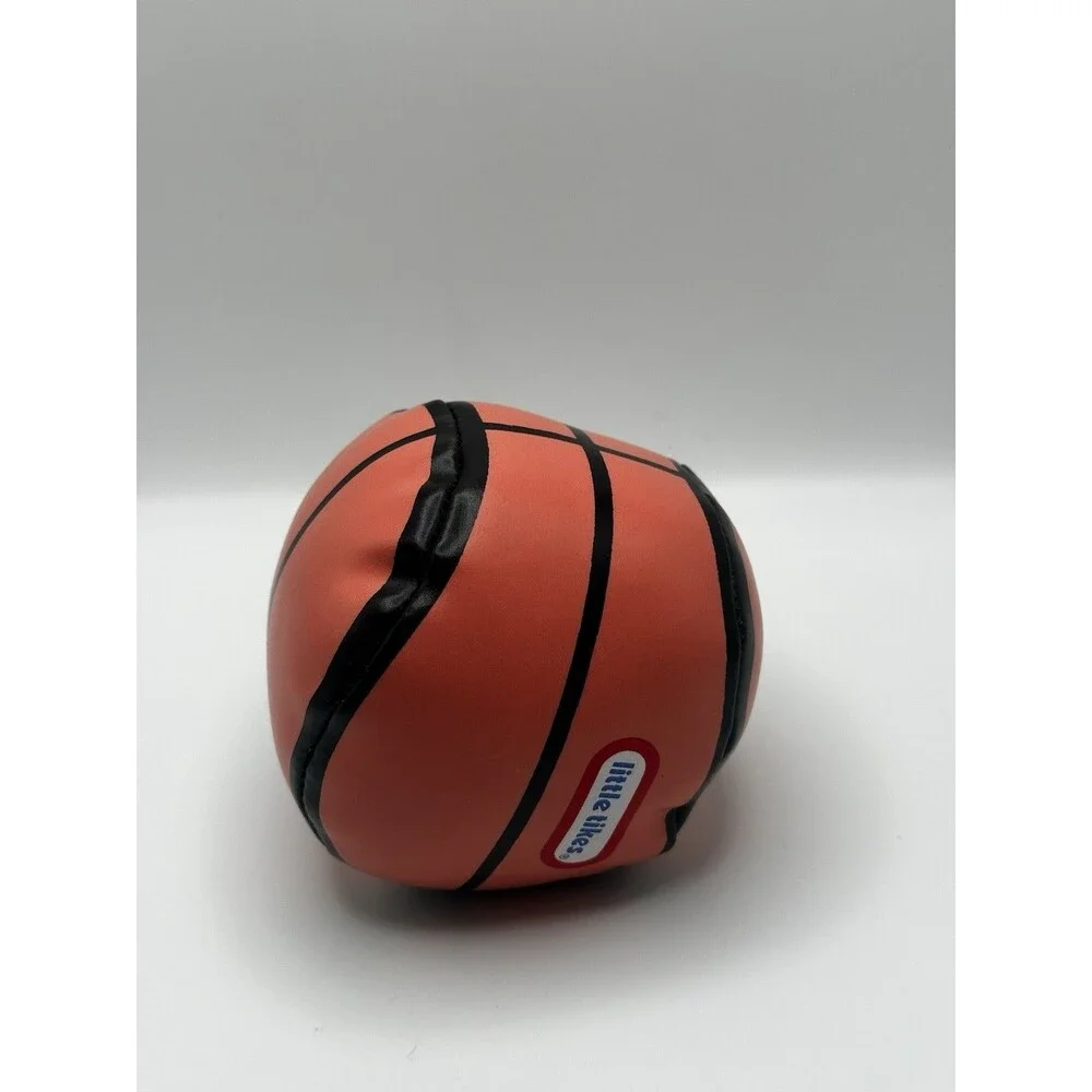 Little Tikes Soft Plush Basketball Toy Orange Black Stitched Vinyl Kids